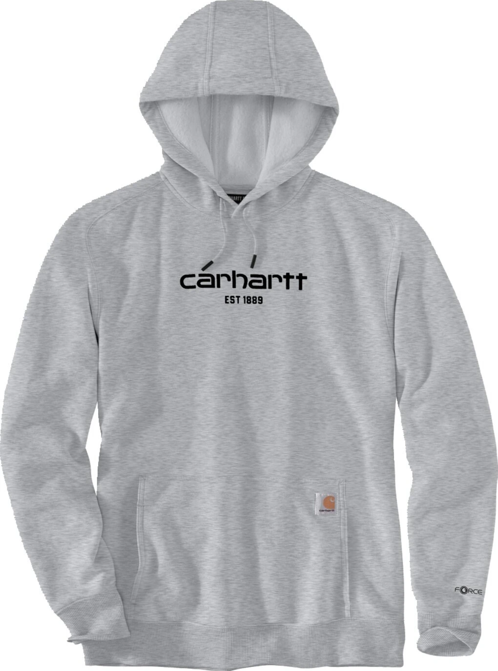 Carhartt Logo graphic hoodie, asphalt heather, S