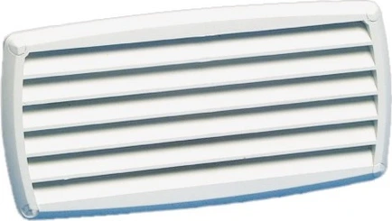 white ABS vent 201x101 mm