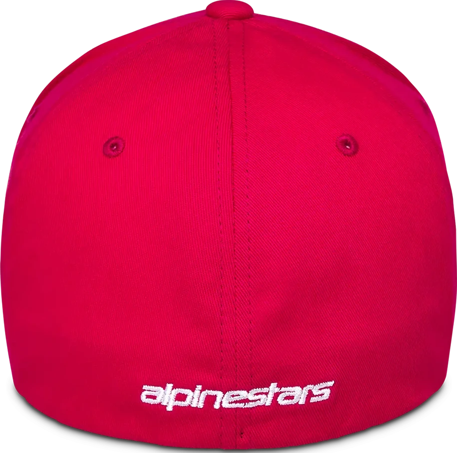 HAT CRV BILL CORP SHIFT MULTI RED S/M