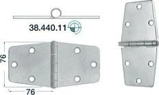 SS hinge 152x76