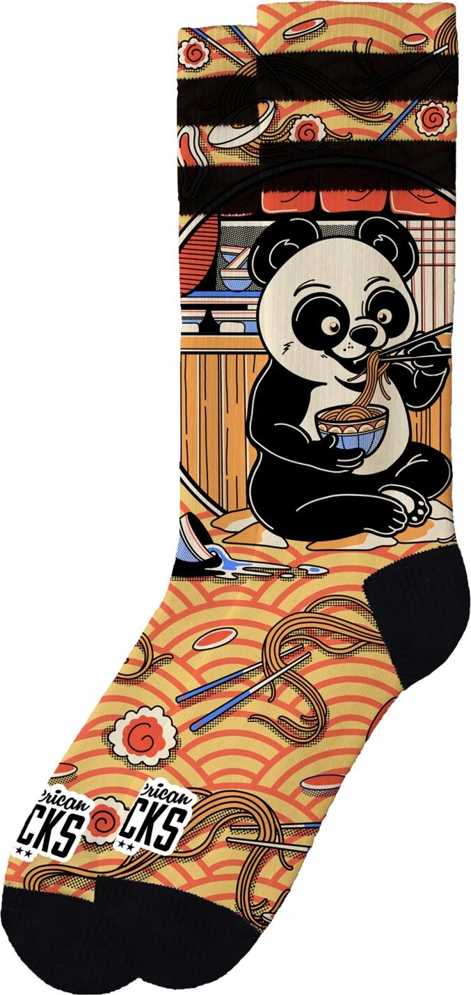 American Socks Panda Signature socks, Orange, S/M