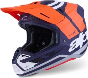 Alpinestars Helmet S-M7 Core Orange/Blue, XS