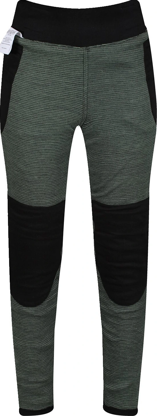 MotoGirl Ribbed Knee leggings black, 44