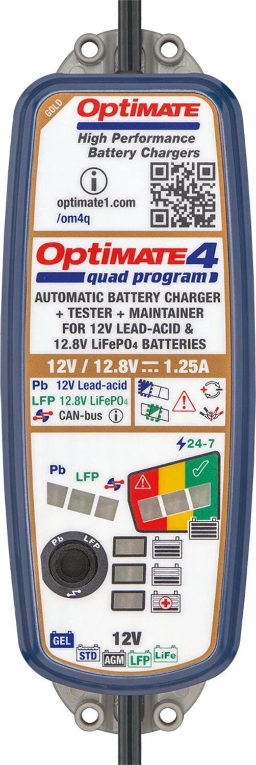 Tecmate, OptiMate 4 Quad Program