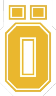 Öhlins 'Ö' sticker yellow small