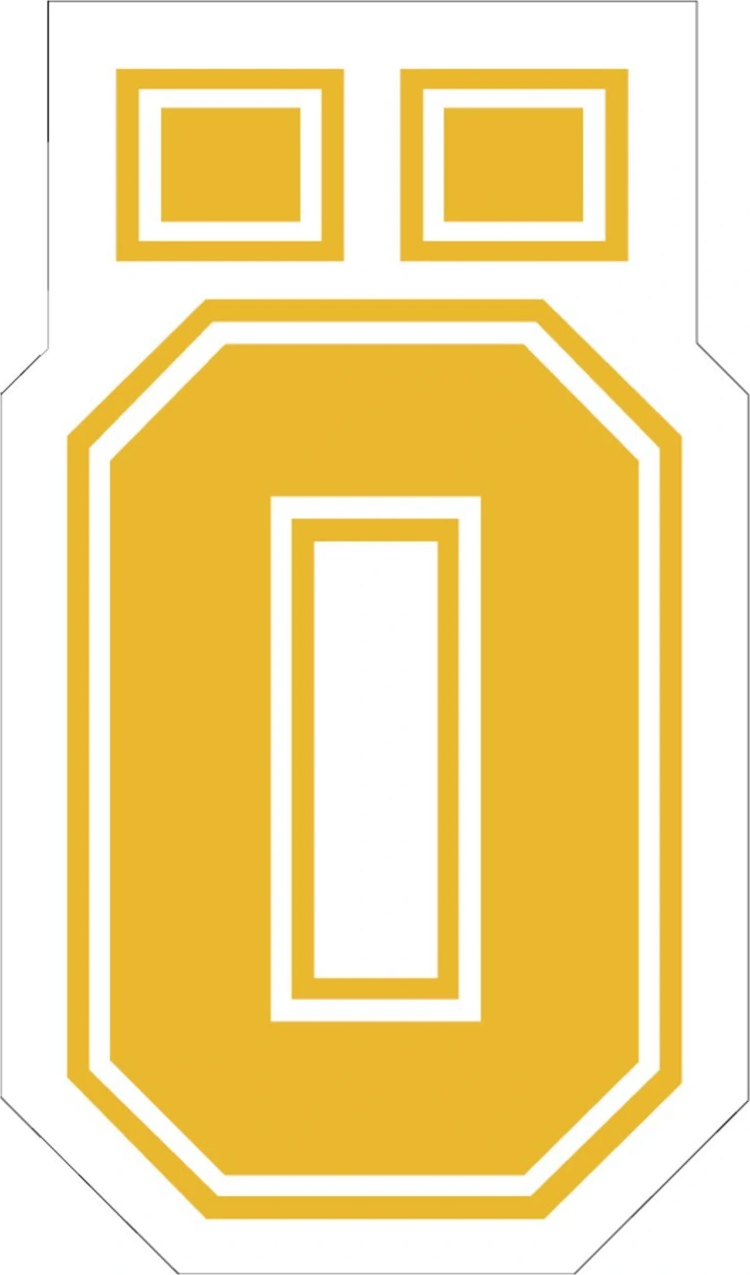 Öhlins 'Ö' sticker yellow large