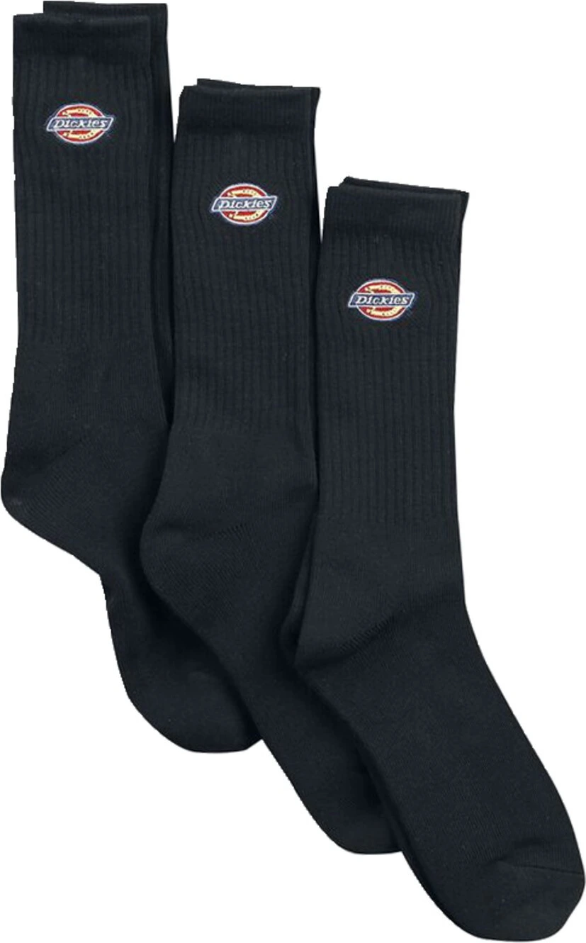Dickies Valley Grove Socks, Black, 38-42