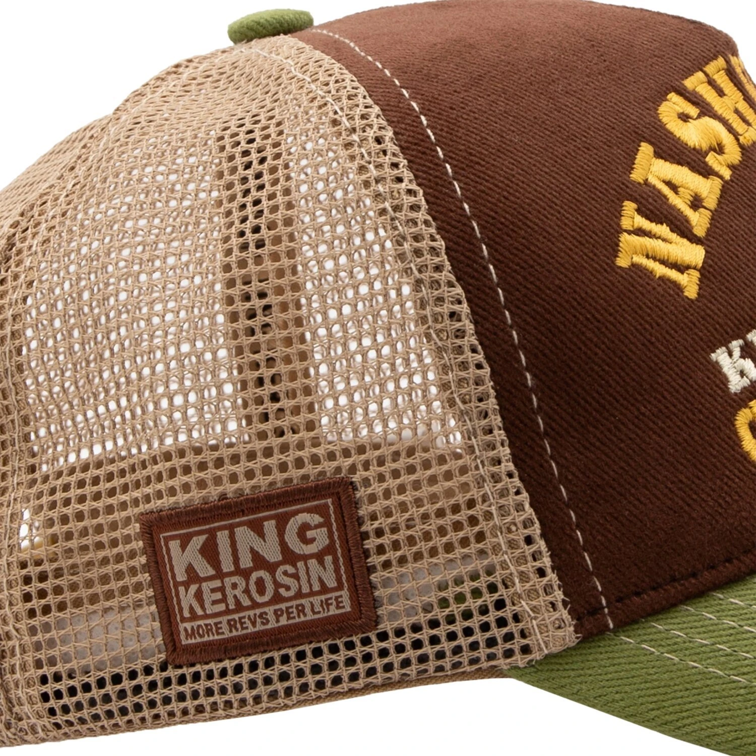 King Kerosin Nashville cap, black, Brown