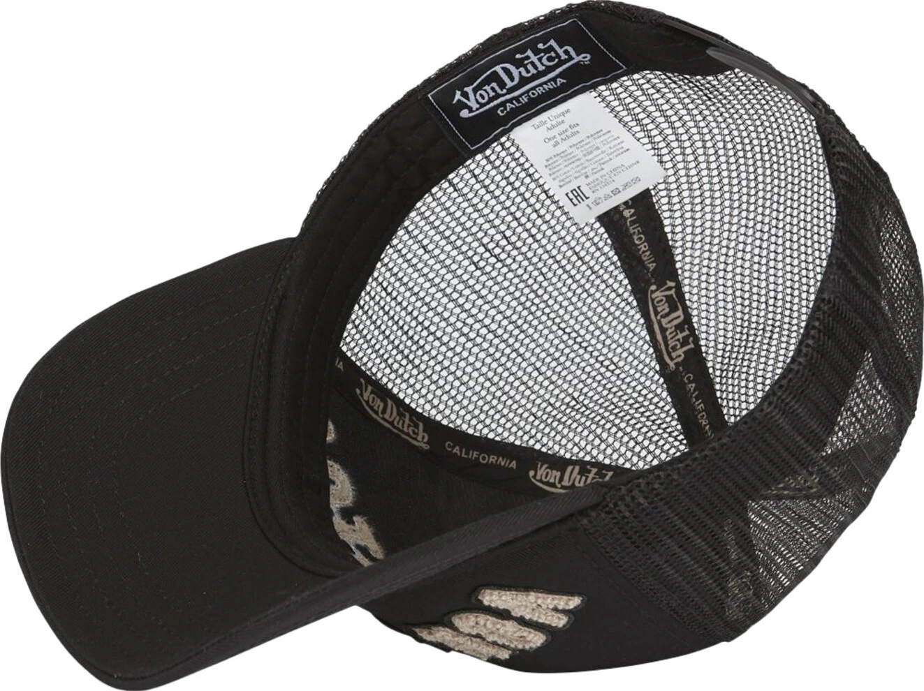 Von Dutch Trucker mesh cap, Black