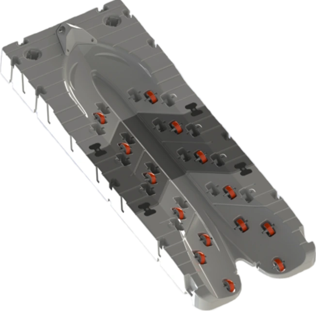 JetPort Flexi module medium, grey