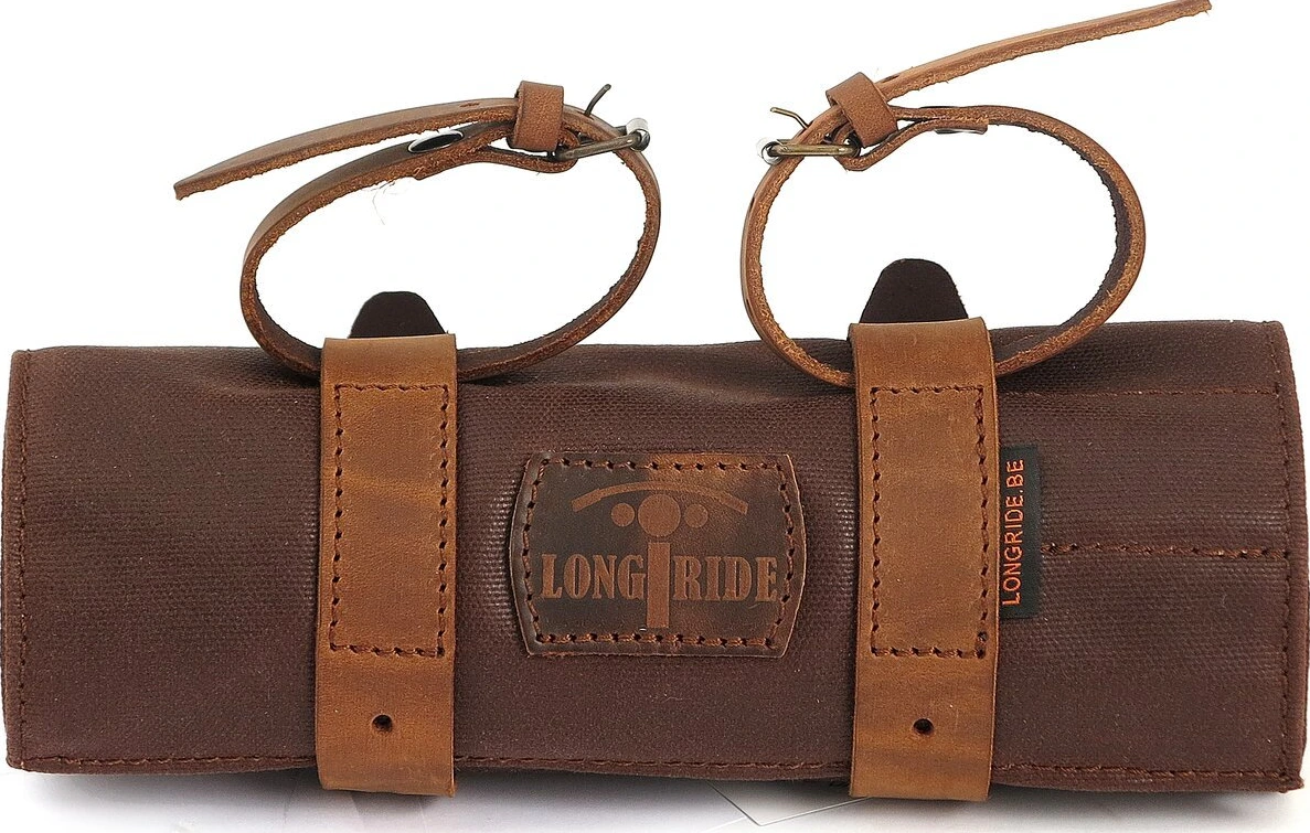 Longride, toolroll waxed cotton, Brown