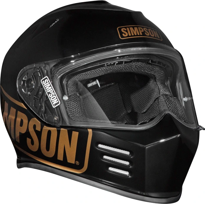 SIMPSON Helmet Venom Logo ST black, S