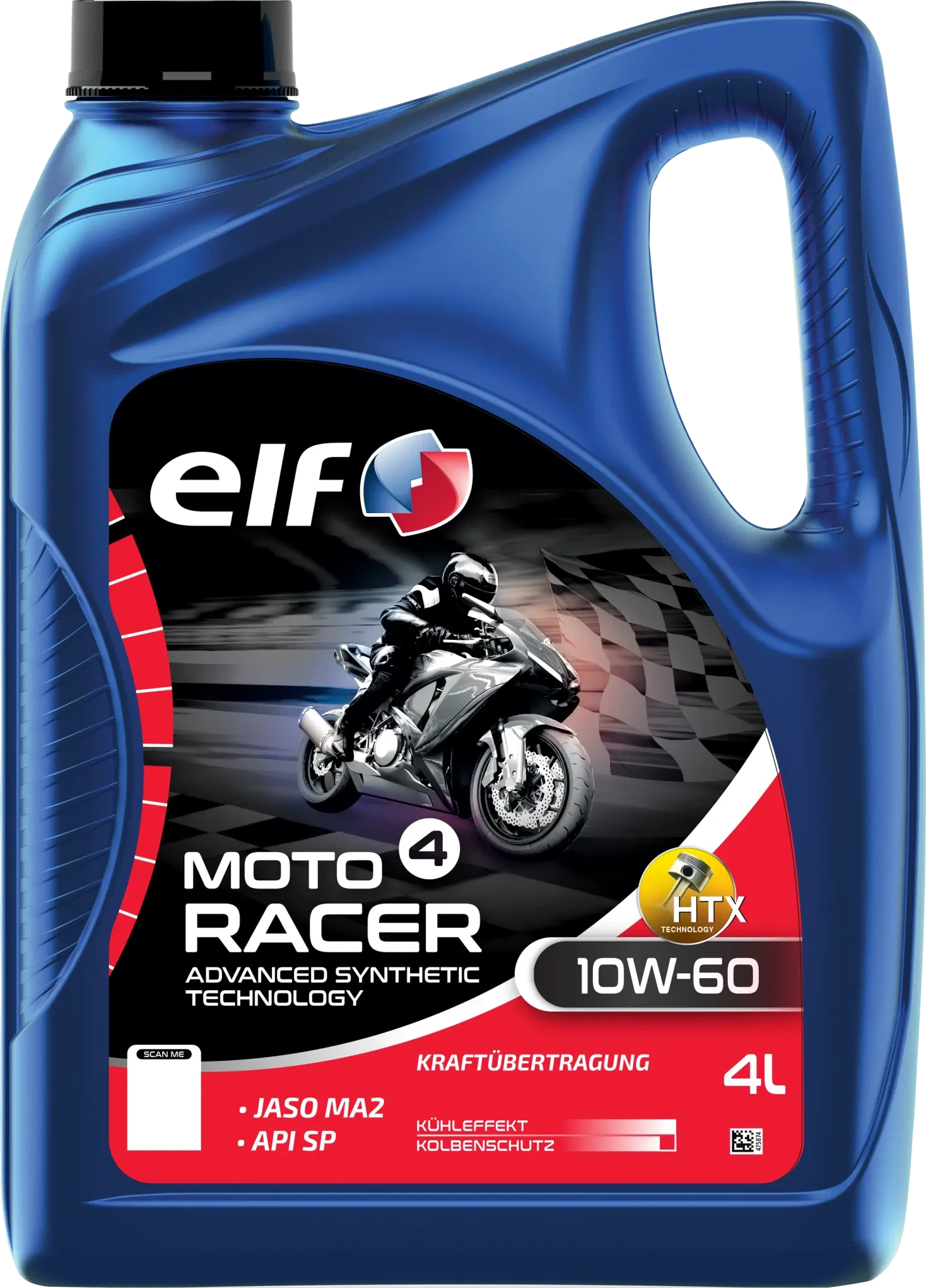 OIL MOTO 4 RACER 10W-60 DE ADV SYN 4L