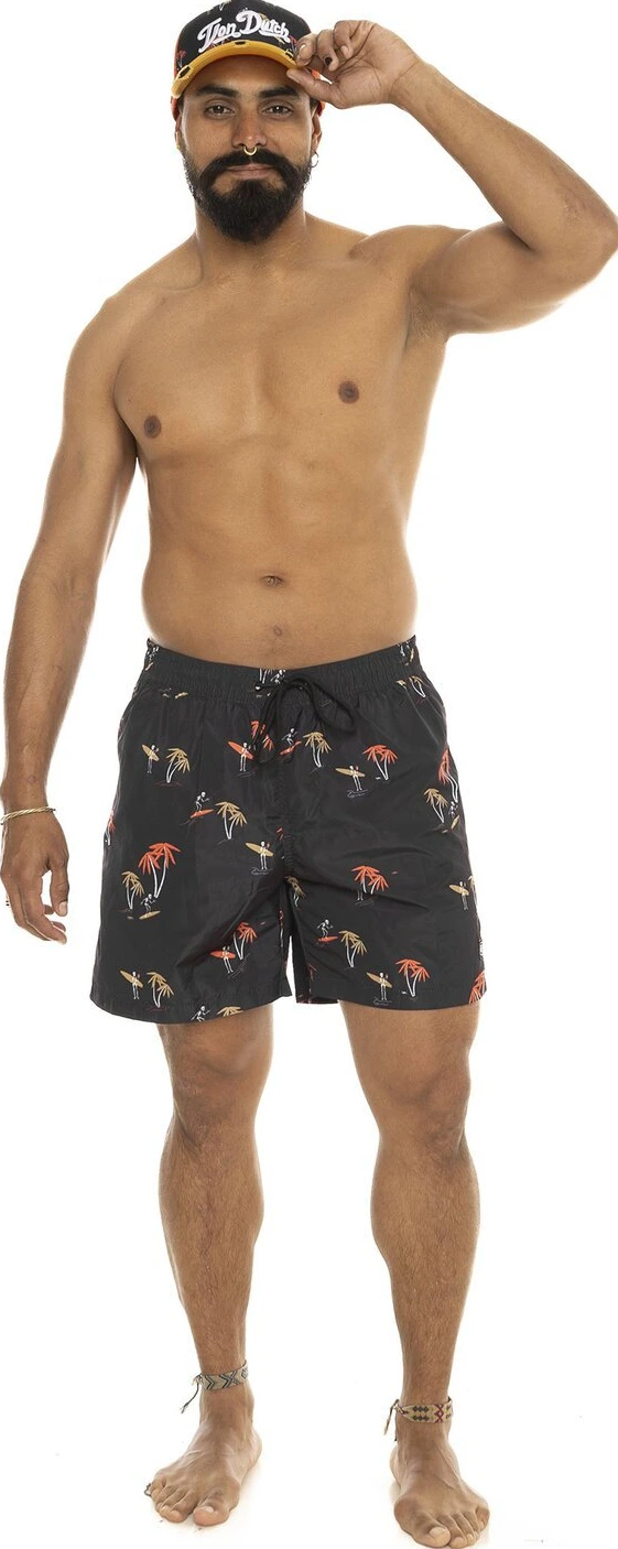 Von Dutch Burt25 swimshort, Black, S