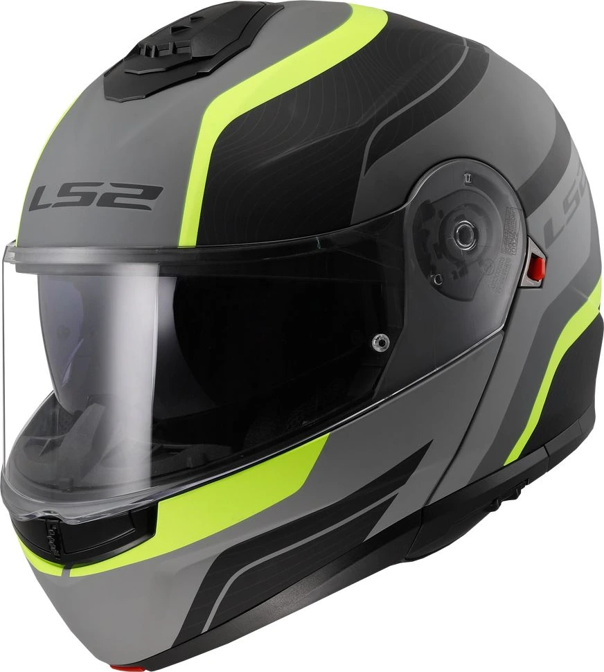 Šalmas LS2 FF908 STROBE II MONZA - S, Matt Black H-V Yellow