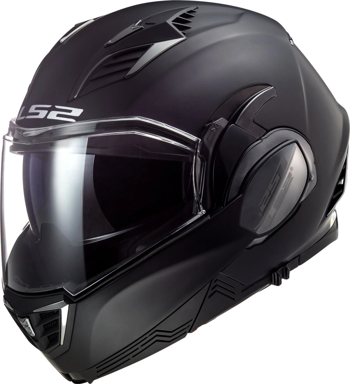 LS2 FF900 VALIANT II SOLID helmet - M, Matt Black