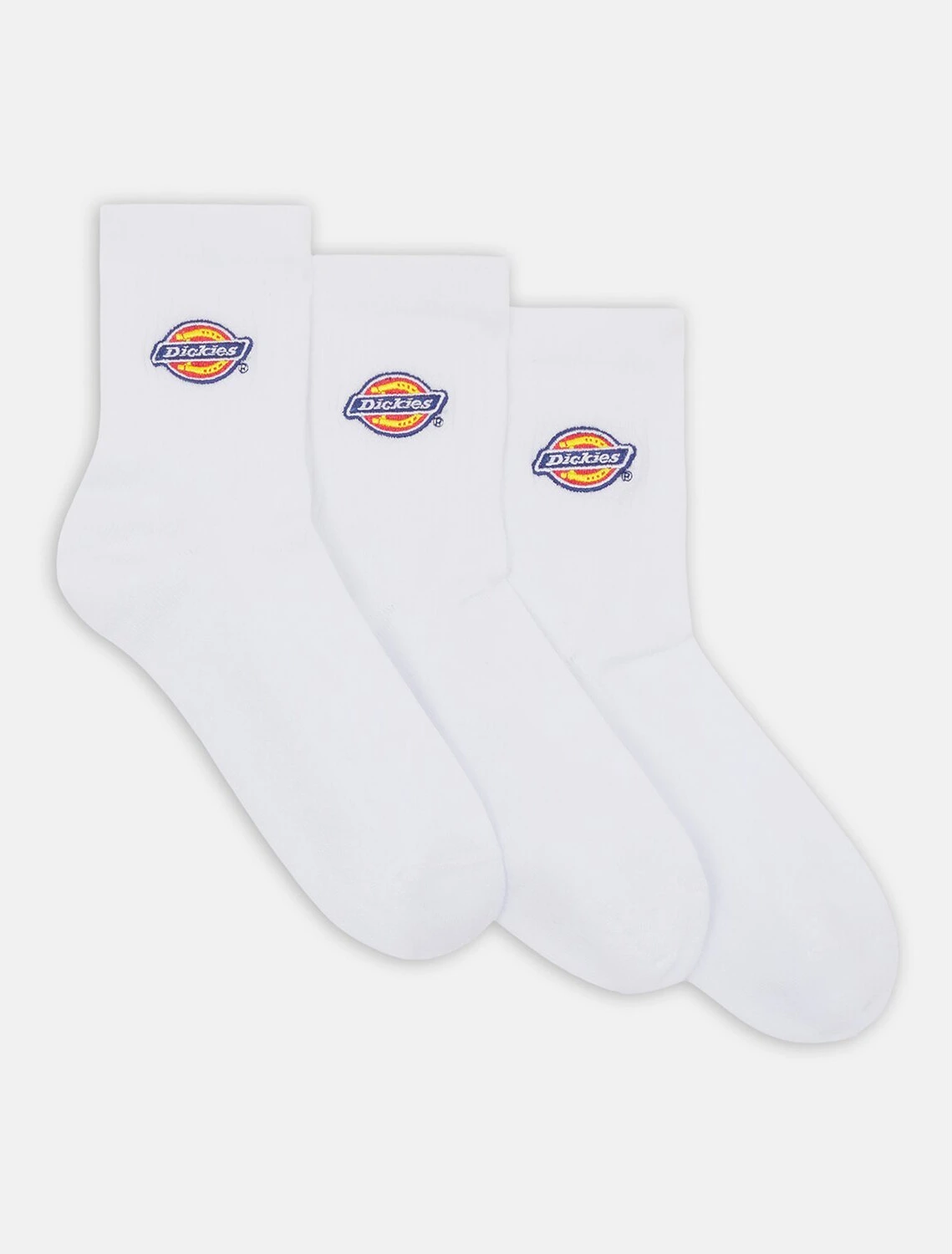 Dickies Valley Grove mid sock, White, 42-46