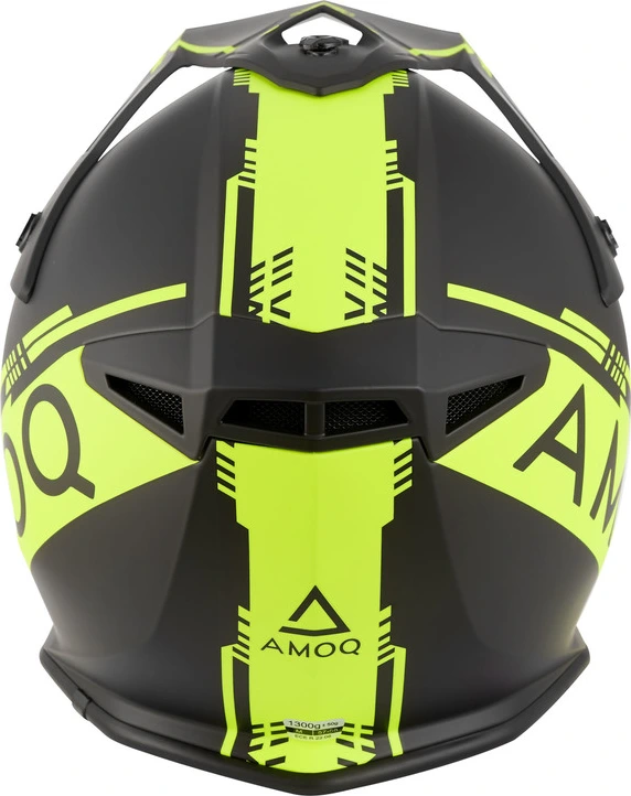 AMOQ Meteor V2 Helmet Black/HiVis, XS