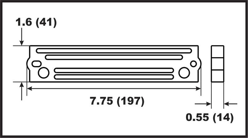 Perf metals anode kit Suzuki 200-250HP