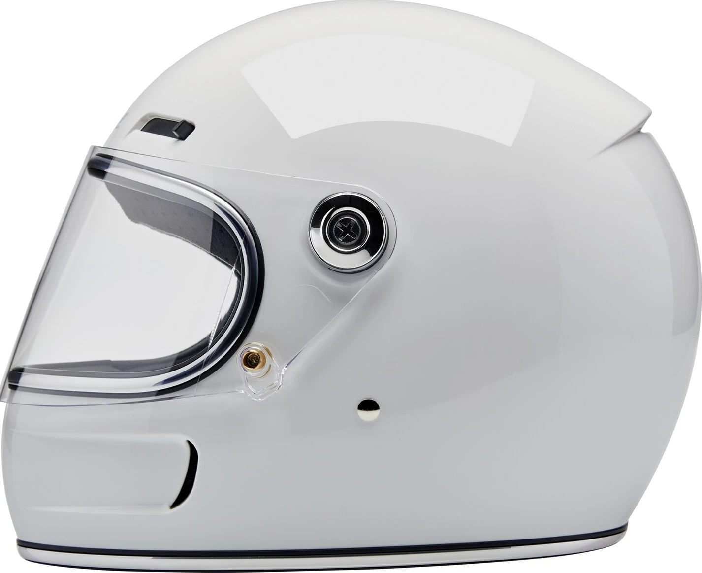 Biltwell Gringo SV helmet, White, S, Gloss
