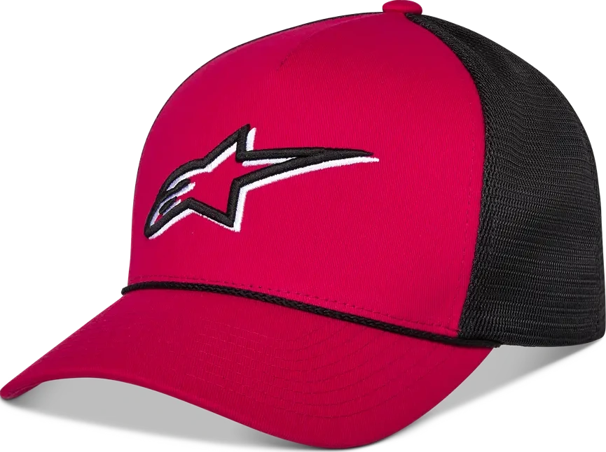HAT CRV BILL TRUCK AGELESS SHADOW BLACK/RED OS
