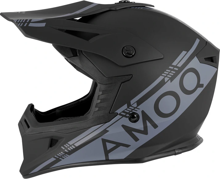 AMOQ Meteor V2 Helmet Black/Grey, XS