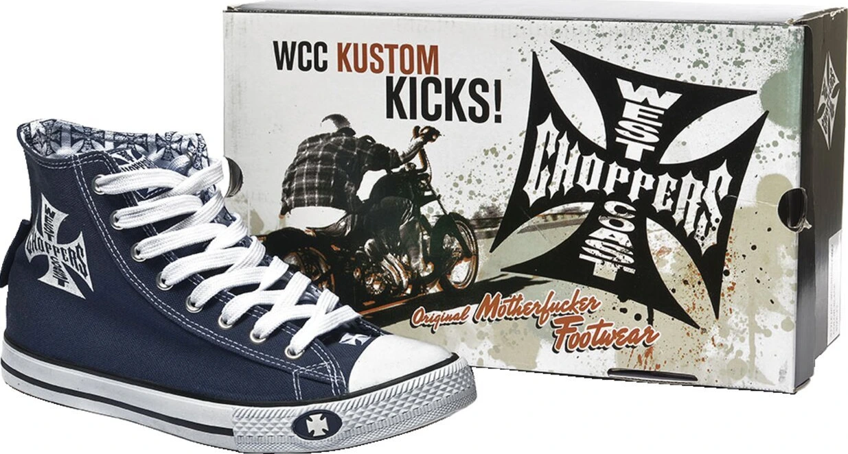 WCC Warrior hi-tops shoes, Navy, 37