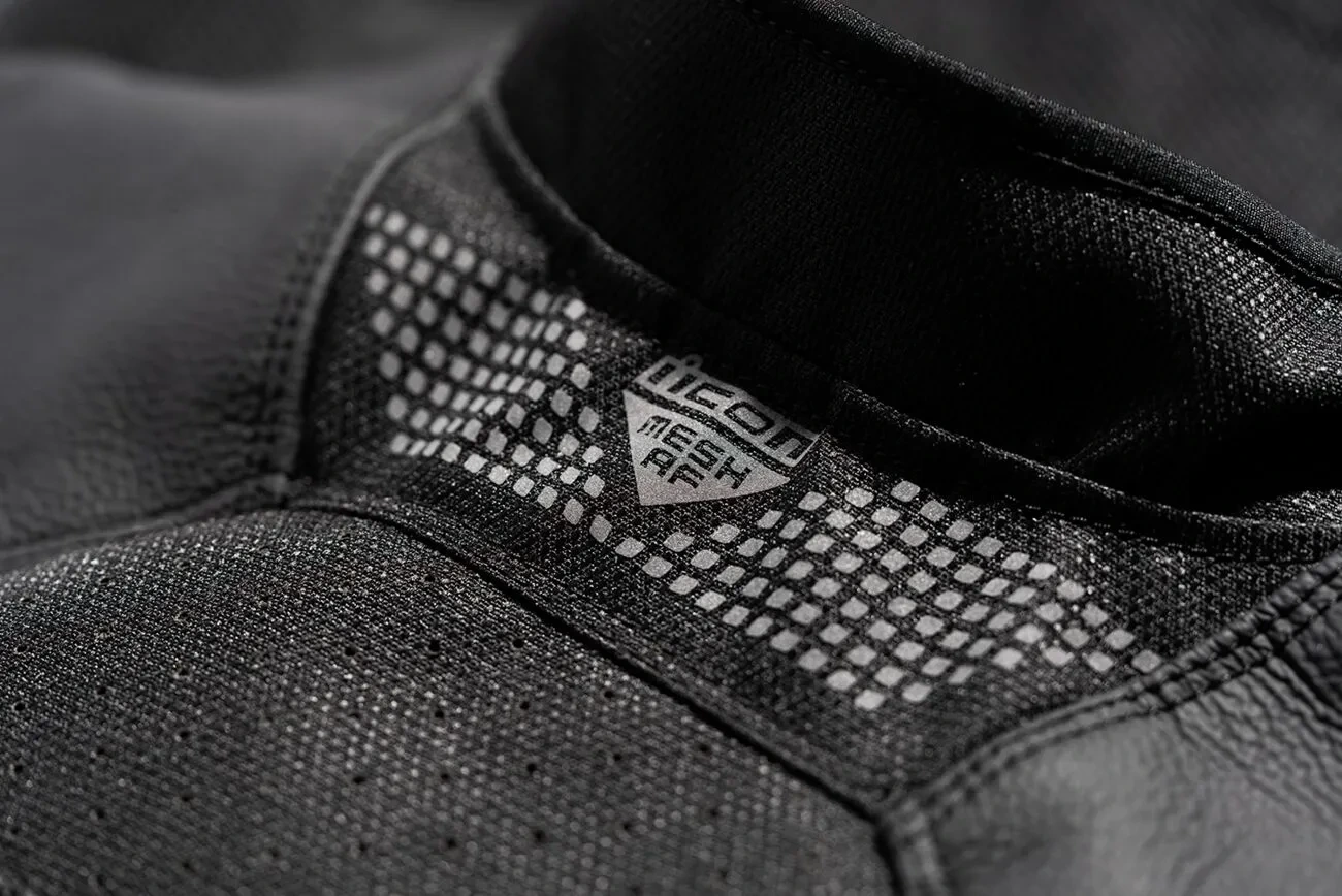 JACKET MESH AF LEATHER CE BLACK SM