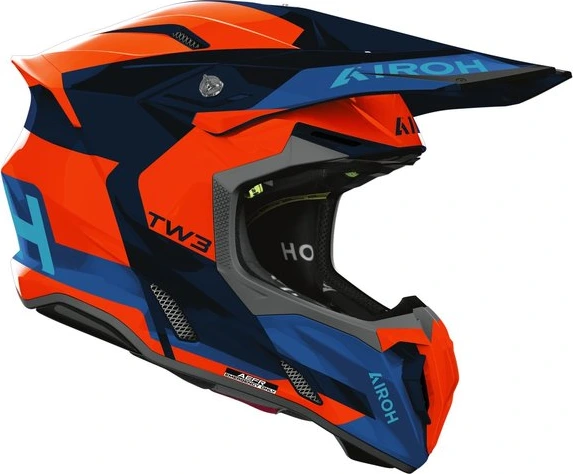 Airoh Helmet Twist 3 Fancy Orange/Blue gloss, XS