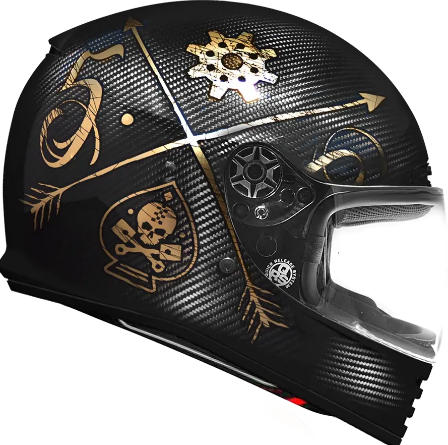 HELMET THUNDER CARBON NX GD CHR XS