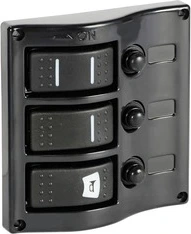 3-switch panel