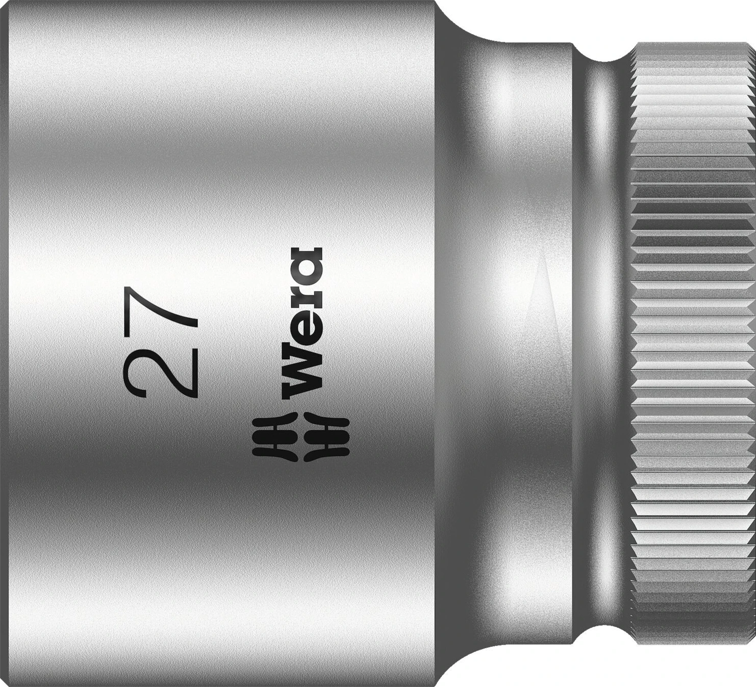 Wera Zyklop 1/2" socket - Metric 27.0, 27 mm, Chrome