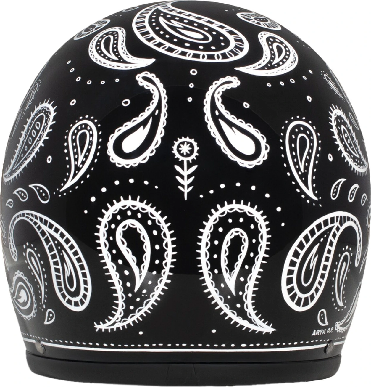 DMD Retro helmet, bandana Black, S, Matte