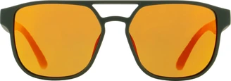 Spect Red Bull Elroy Sunglasses Soft Olive Green w Brown Red Mirror lens