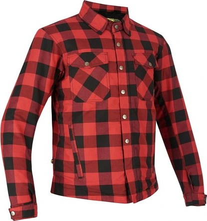 Lindstrands Textile Shirt Kullberg Black/Red, S