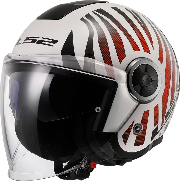 LS2 OF620 CLASSY COOL helmet - XL, Cool White Wineberry