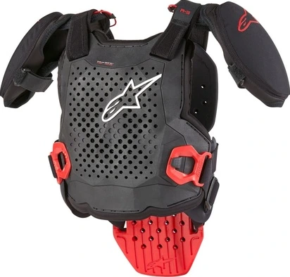 Alpinestars Chest protector A-5 S Junior Black/White/Red, S/M