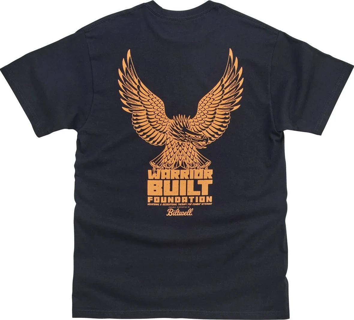 TEE WARRIOR BUILT EAGLE BK SM