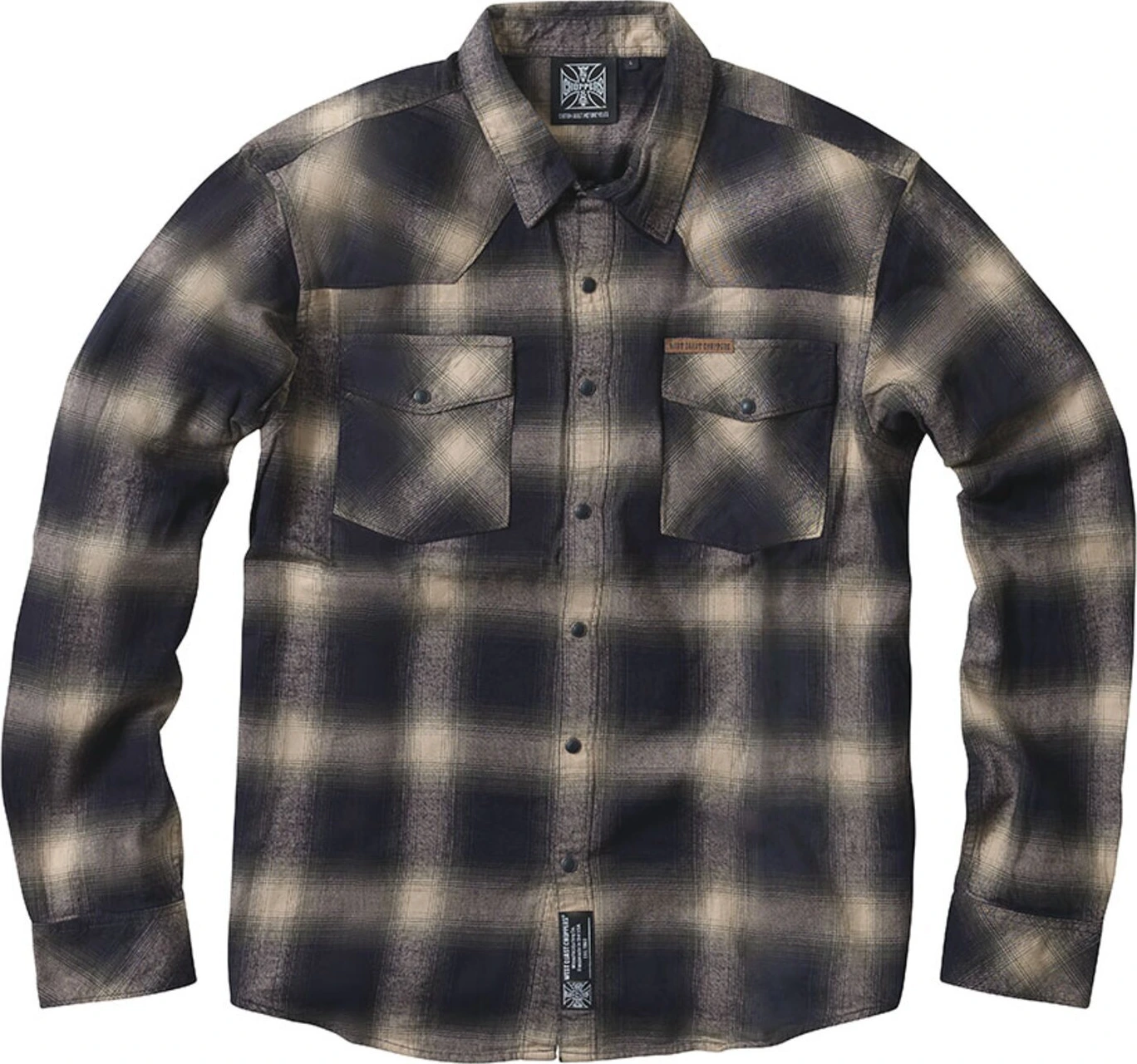 WCC Outlaw Flannel shirt, olive, Beige, S