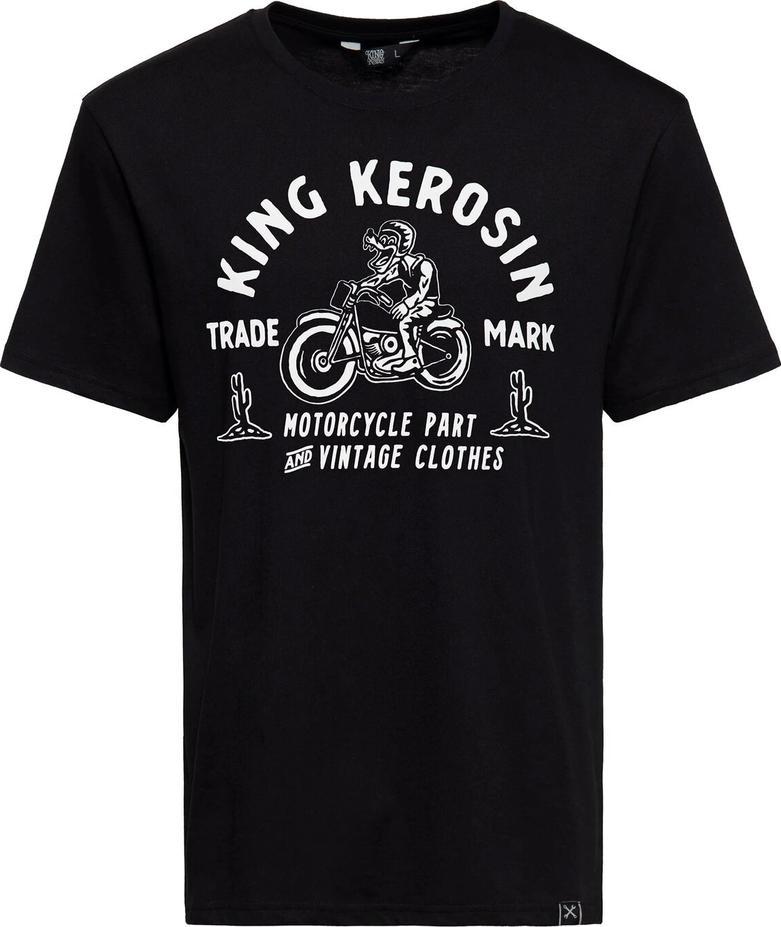 King Kerosin Motorcycle parts t-shirt, Black, M