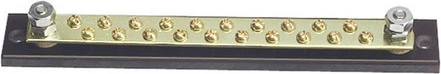 BusBar 20 terminals board 2x6mm - 20x4mm