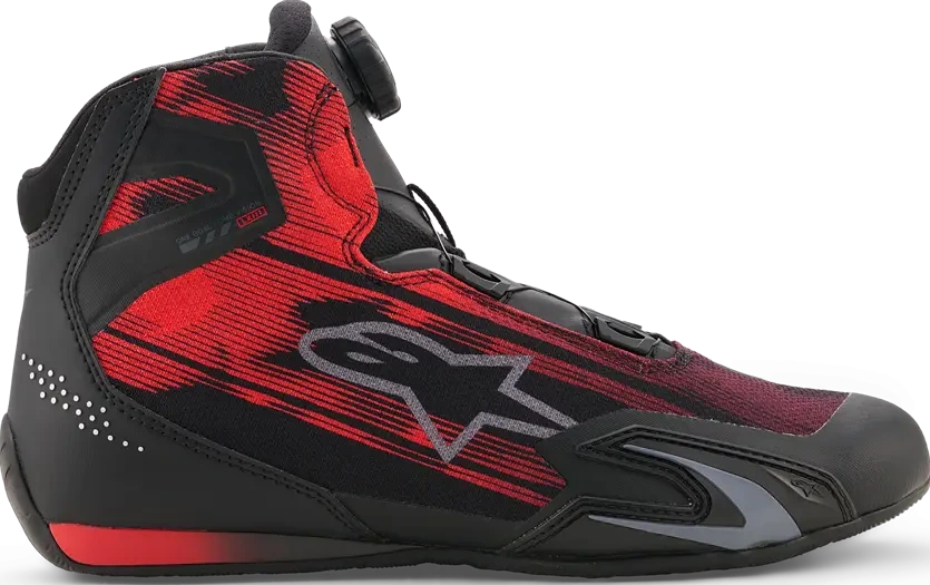 SHOE CELER VENTED BLACK/RED 6