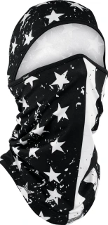 ZANheadgear Balaclava sportflex black & white flag