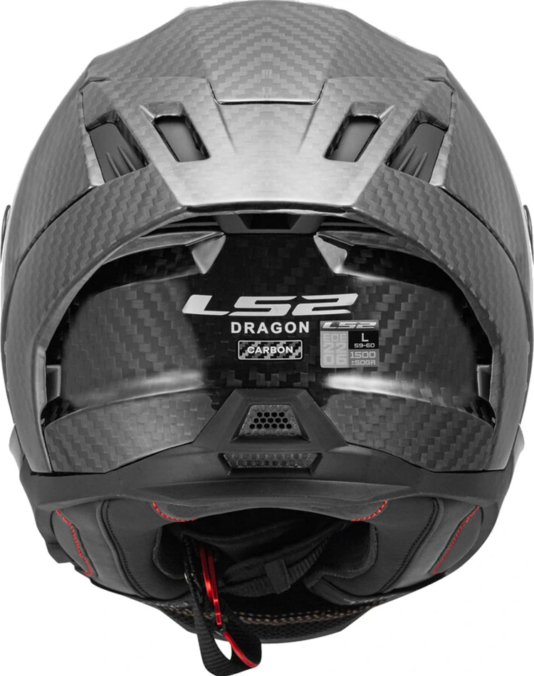 LS2 FF807 DRAGON helmet - XL, Matt Carbon