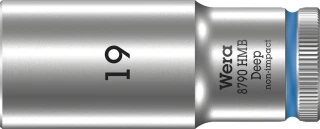 Wera, deep socket size 19mm