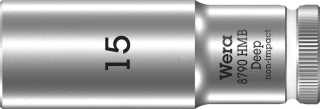 Wera, deep socket size 15mm
