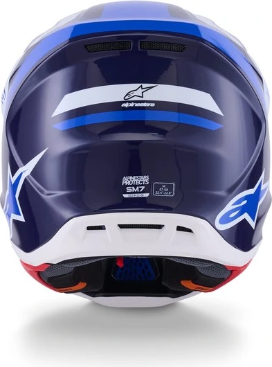 Alpinestars Helmet S-M7 Rise Blue/White, XS
