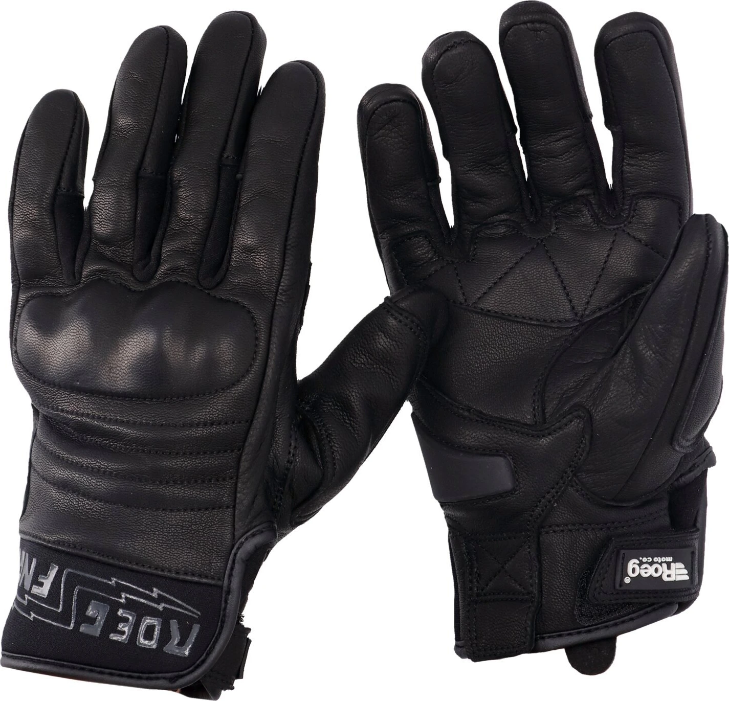 Roeg FNGR All-Leather gloves black