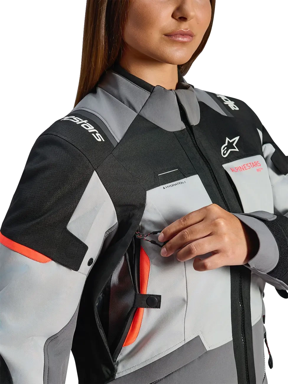 JACKET 4W ANDES V4 DS GRAY/BLACK/CORAL 2XL