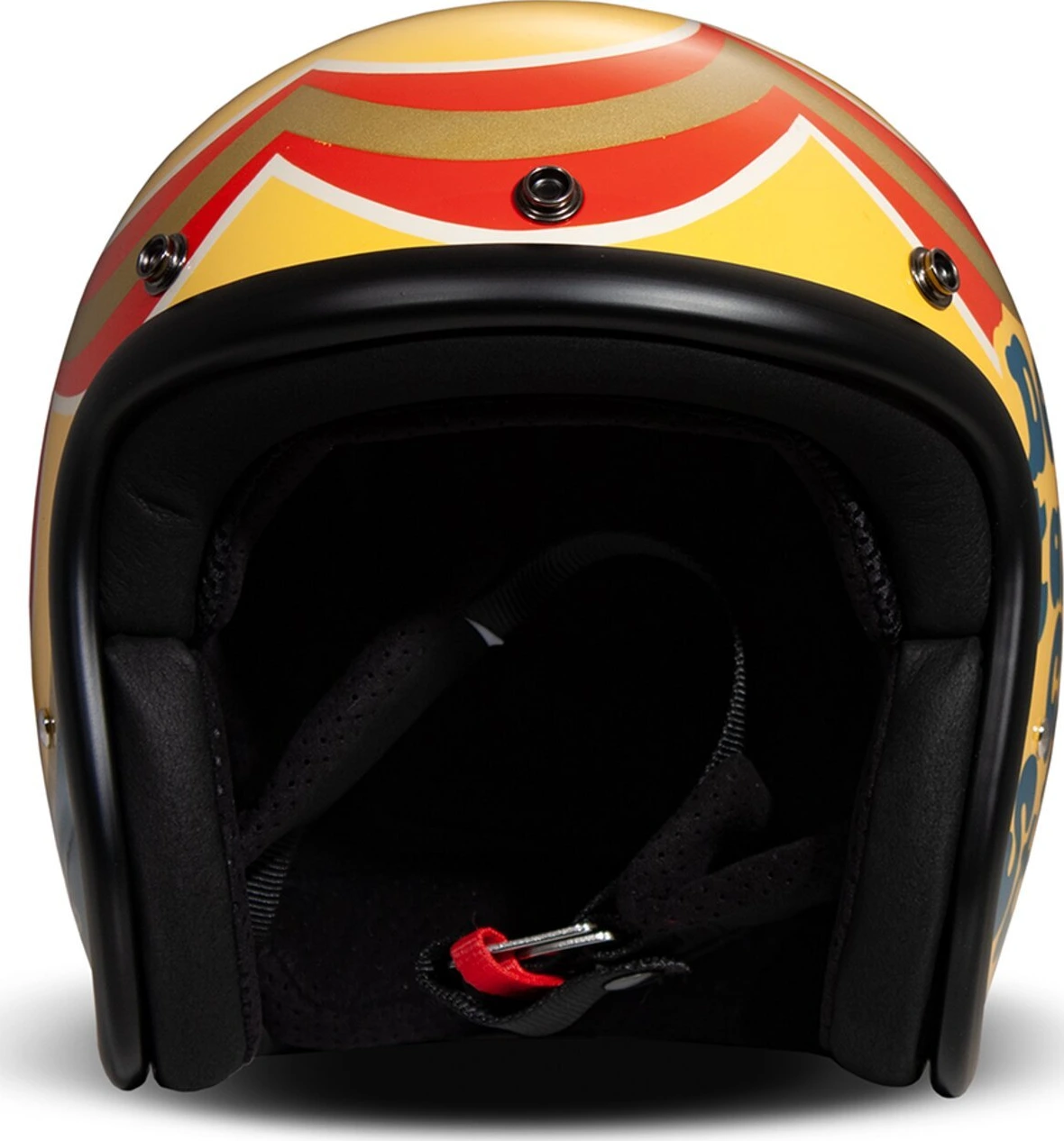 DMD Retro helmet Candy, Yellow, XS, Graphic